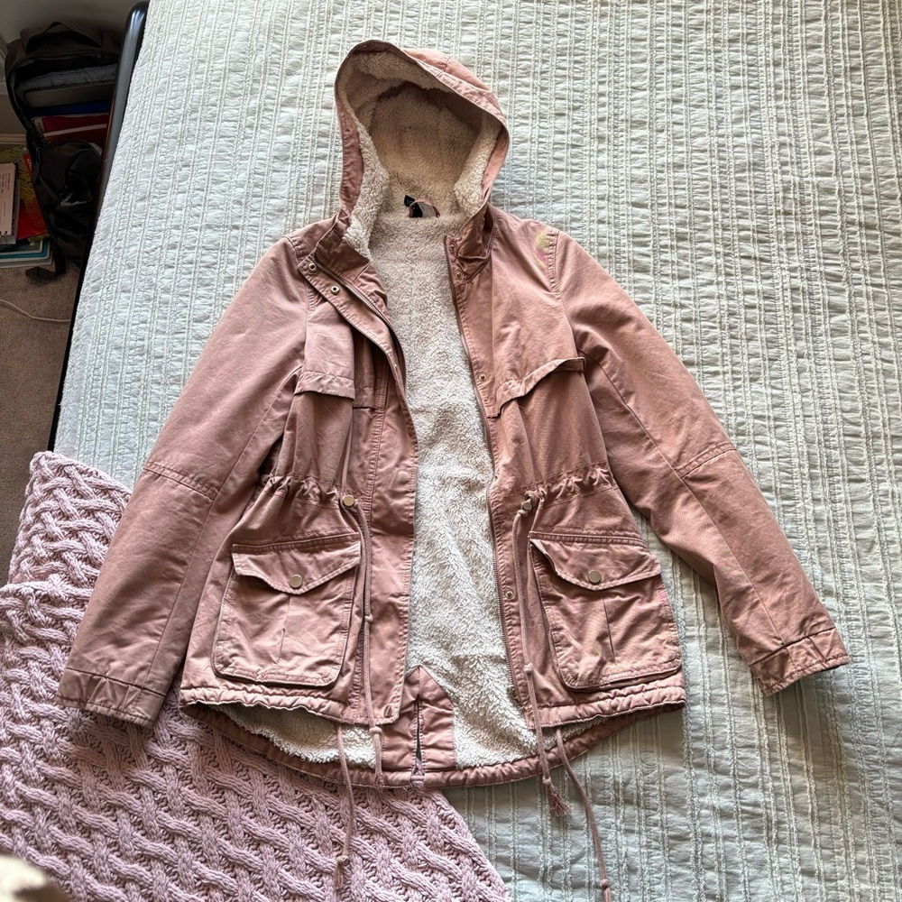 Divided H&M zip up coat
